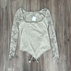 Free People Long sleeve Bodysuit